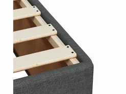 New Cama box spring con colchón tela oscuro 160x200 cm Somier - 160X200Cm