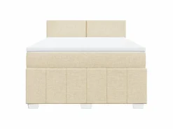 Cama box spring con colchón tela color 160x200 cm Somier - 160X200Cm