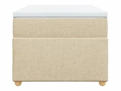 Outlet Cama box spring con colchón tela color 90x190 cm ES121581 Cama Continental Boxspring