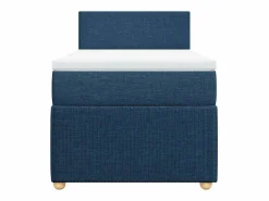 Clicnbuy Cama box spring con colchón tela 90x190 cm