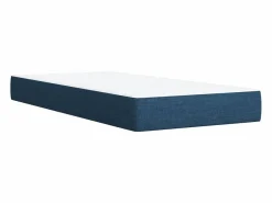 Clicnbuy Cama box spring con colchón tela 90x190 cm