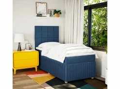Cama box spring con colchón tela 90x190 cm Base De Cama De Láminas