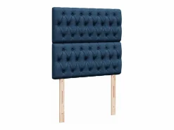 Clicnbuy Cama box spring con colchón tela 100x200 cm