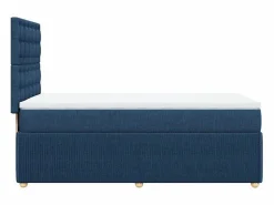 Clicnbuy Cama box spring con colchón tela 90x190 cm