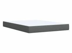 Cama box spring con colchón tela oscuro 160x200 cm Base De Cama De Láminas|Somier - 160X200Cm