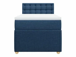 Clearance Cama box spring con colchón tela 90x190 cm Somier - 90X190Cm