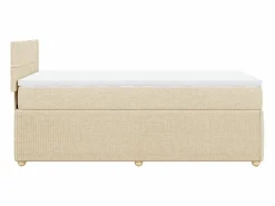 Best Cama box spring con colchón tela color 80x200 cm Base De Cama De Láminas