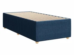 Clearance Clicnbuy Cama box spring con colchón tela 90x190 cm Azul
