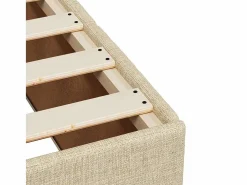Clearance Cama box spring con colchón tela color 160x200 cm Somier - 160X200Cm