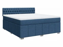 Sale Cama box spring con colchón tela 180x200 cm Base De Cama De Láminas|Somier - 180X200Cm