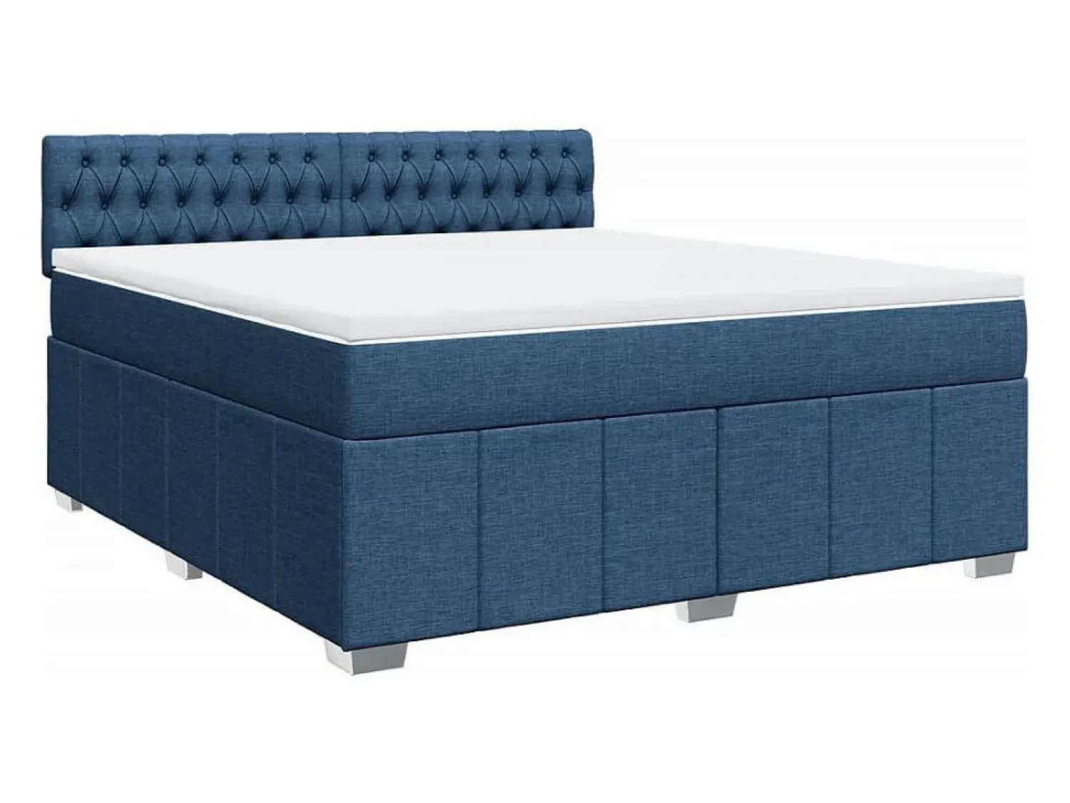 Sale Cama box spring con colchón tela 180x200 cm Base De Cama De Láminas|Somier - 180X200Cm