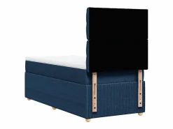 Best Clicnbuy Cama box spring con colchón tela 90x190 cm Azul