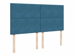 Best Cama box spring con colchón terciopelo oscuro 180x200 cm Somier - 180X200Cm