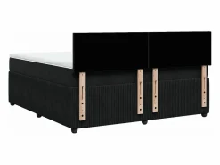 Cama box spring con colchón terciopelo 180x200 cm Somier - 180X200Cm