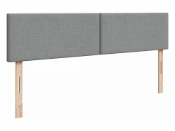 Hot Clicnbuy Cama box spring con colchón tela claro 180x200 cm Gris
