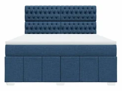 New Cama box spring con colchón tela 180x200 cm Somier - 180X200Cm