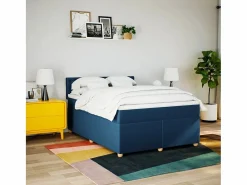 Hot Cama box spring con colchón tela 160x200 cm Base De Cama De Láminas|Somier - 160X200Cm