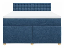 Hot Cama box spring con colchón tela 160x200 cm Base De Cama De Láminas|Somier - 160X200Cm