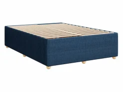 Clicnbuy Cama box spring con colchón tela 160x200 cm