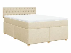 Discount Cama box spring con colchón tela color 160x200 cm Somier - 160X200Cm