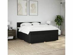 Outlet Cama box spring con colchón tela 180x200 cm Somier - 180X200Cm