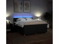 Outlet Cama box spring con colchón tela 180x200 cm Somier - 180X200Cm