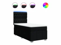 Best Cama box spring con colchón tela 90x190 cm Somier - 90X190Cm