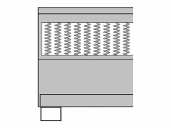 Best Clicnbuy Cama box spring tela oscuro 160x200 m Gris