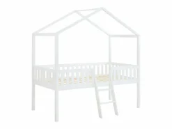Hot Cama cabaña altura media 90 x 190 cm en pino color + colchón - NALENY Cama Montessori|Cama Infantil