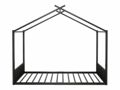New Cama cabina 140 x 200 cm con cabecero - cama infantil - metal - somier de láminas - Cama Montessori