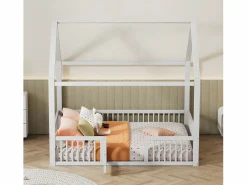 ModernLuxe Cama cabina para niños - 140x200cm - madera maciza -