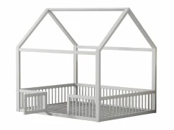 ModernLuxe Cama cabina para niños - 140x200cm - madera maciza -