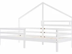 Clearance Cama cabina 90x200cm de madera maciza - con estantes - Cama Montessori