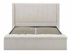 Vente-unique Cama canapé 180 x 200 cm con bancada en tela color - DOUINO