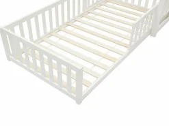Clearance Cama casa 90 x 190 cm de pino y MDF en color - VARLAINE Cama Montessori|Cama Infantil