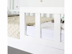 Hot Cama casita con barandilla + cama elevable madera 90x190cm Cama Montessori