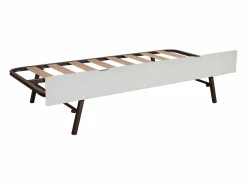 Hot Cama casita con barandilla + cama elevable madera 90x190cm Cama Montessori