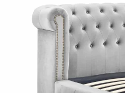Vente-unique Cama chesterfield 180 x 200 cm pana - TONGERLA