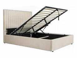 Online Cama con arcón "Mia" - 140 x 190 cm - Cama Terciopelo