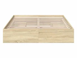 Clearance vidaxl Cama con cajones madera ingeniería roble Sonoma 150x200 cm Color natural claro