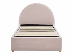 Clearance Cama con canapé 90 x 190 cm de terciopelo de pana color + colchón - LIRIMO Cama Terciopelo|Cama Infantil