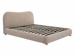 Vente-unique Cama con canapé king size 180 x 200 cm en tela color - VANARI