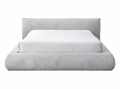 Vente-unique Cama con canapé king size 180 x 200 cm de tela color - MIRSIO