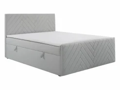 Ysmée Cama con canapés abatibles - 180 x 200 - Terciopelo - - MAKANA