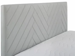 Ysmée Cama con canapés abatibles - 180 x 200 - Terciopelo - - MAKANA
