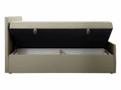 Outlet Cama con canapés abatibles - 160 x 200 - Terciopelo - - MAKANA Cama Continental Boxspring