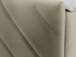 Outlet Cama con canapés abatibles - 160 x 200 - Terciopelo - - MAKANA Cama Continental Boxspring