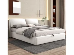 Online Cama contenedor 180 x 200 cm para adulto con 3 cajones - tejido de terciopelo - somier incluido - Cama Terciopelo