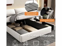 Online Cama contenedor 180 x 200 cm para adulto con 3 cajones - tejido de terciopelo - somier incluido - Cama Terciopelo