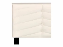 Discount Cama contenedor de terciopelo con somier de láminas + cabecero ajustable - 140x190cm - Cama Terciopelo